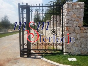 083 FERFORJE KANATLI BAHÇE GİRİŞ KAPISI