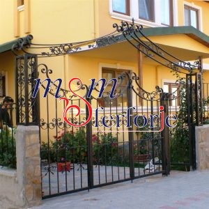 006 FERFORJE KANATLI BAHÇE GİRİŞ KAPISI