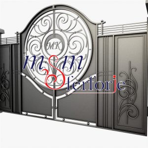 056 FERFORJE KANATLI BAHÇE GİRİŞ KAPISI