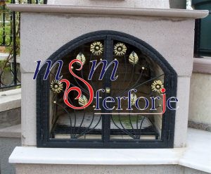 041 FERFORJE ŞÖMİNE KAPAĞI TAKIMI